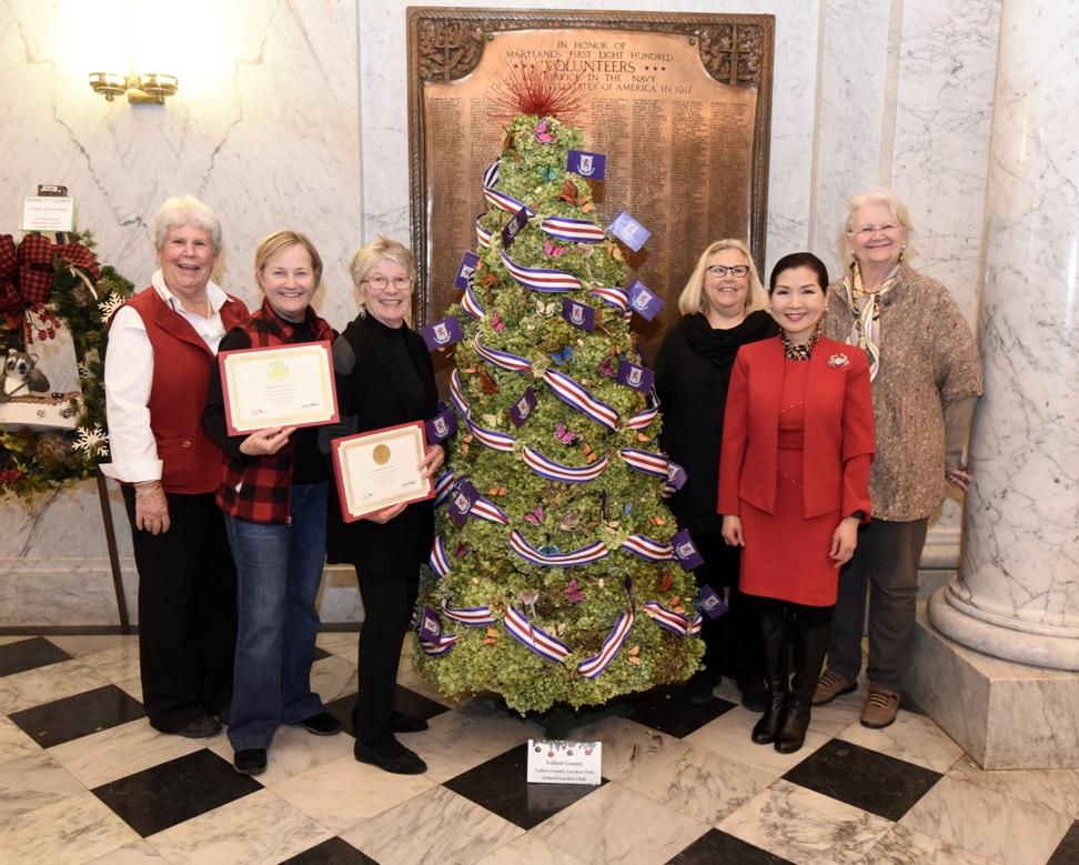 Talbot County and Oxford Garden Clubs Donate Christmas Tree To Maryland