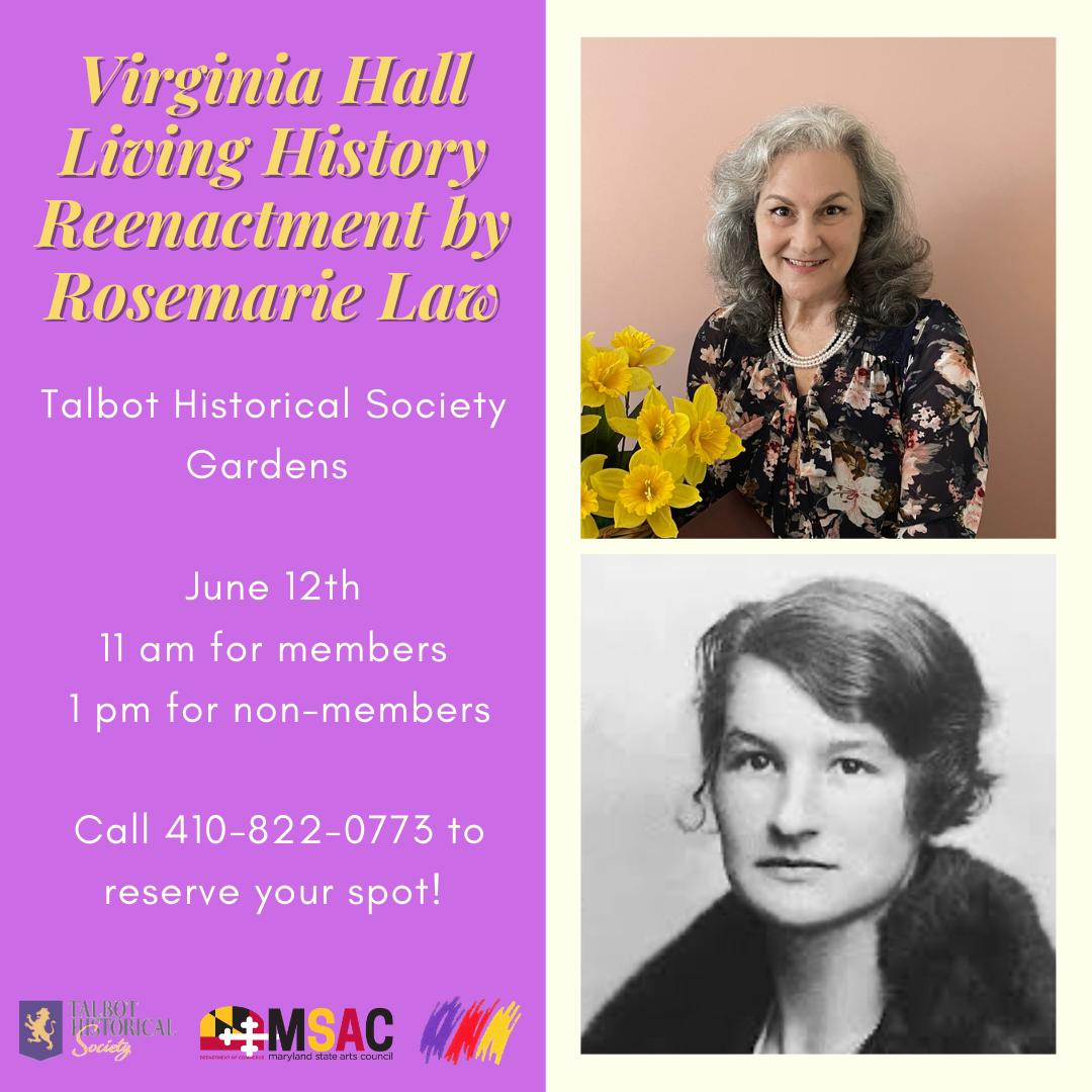 Virginia Hall Living History Reenactment by Rosemarie Law Talbot Spy