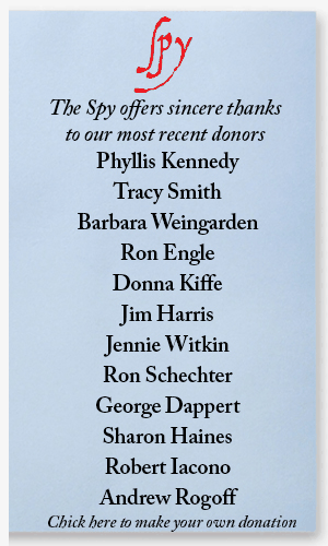 Spy Donor Thank You Ad