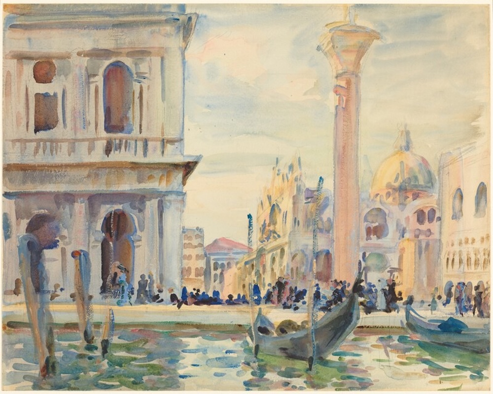 #6 The Piazetta with Gondolas (1911)